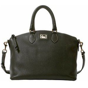Dooney & Bourke Dillen II Dark Gray Leather Satchel